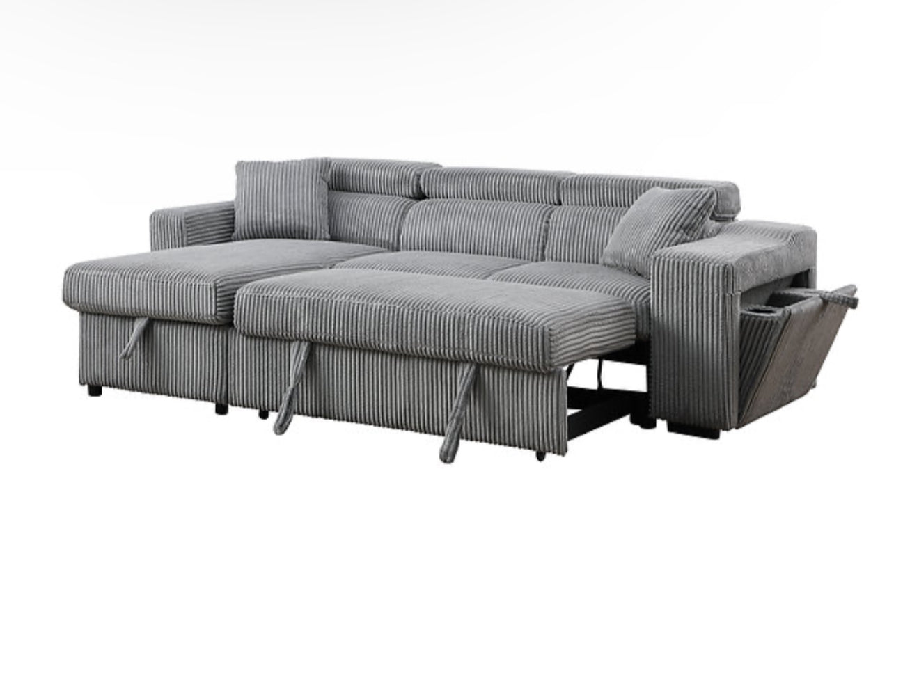Bonaterra Grey Reversible Sectional (NE)