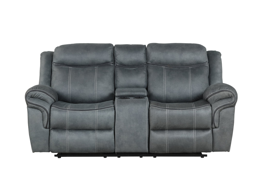 Andres Grey - 3pc Reclining Living Room Set (HH)