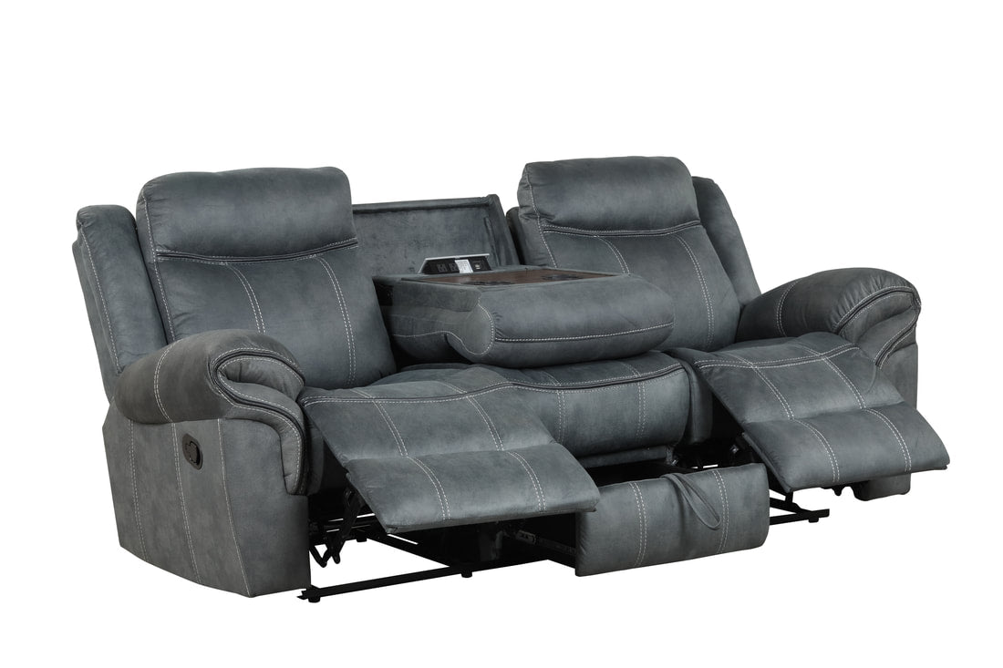 Andres Grey - 3pc Reclining Living Room Set (HH)
