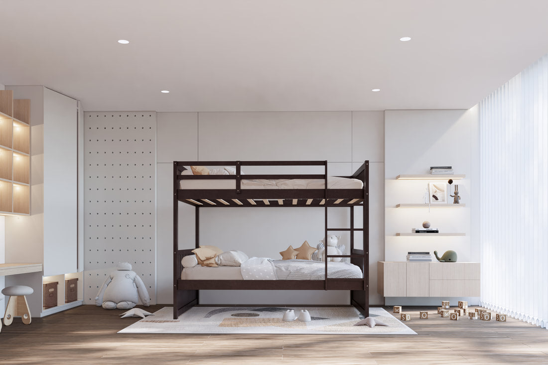 BB10 Twin/Twin Bunk Bed Espresso (HH)