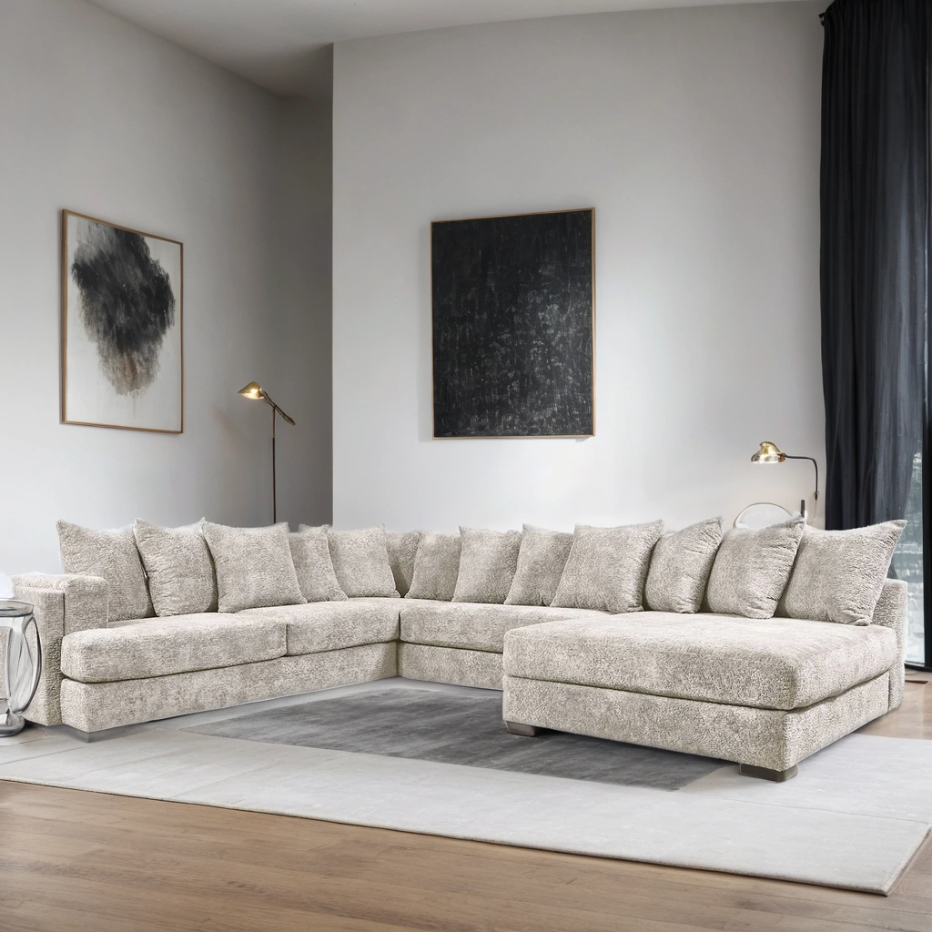 Sand - Oversized Sectional (HH)