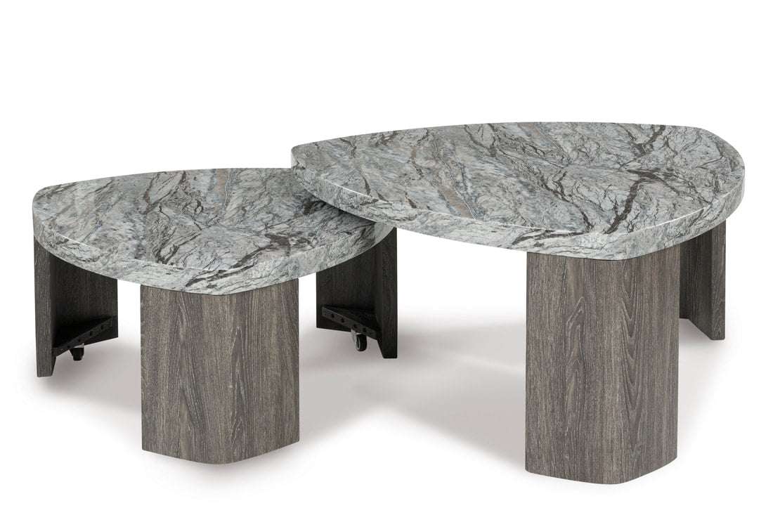 T600-0 - Stacked Cocktail Table (HH)