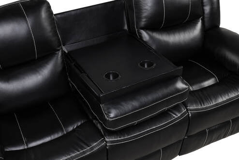 Carter Black - 3PC Reclining Set (HH)