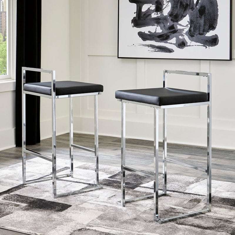 D275-630 Black Bar Stool (HH)