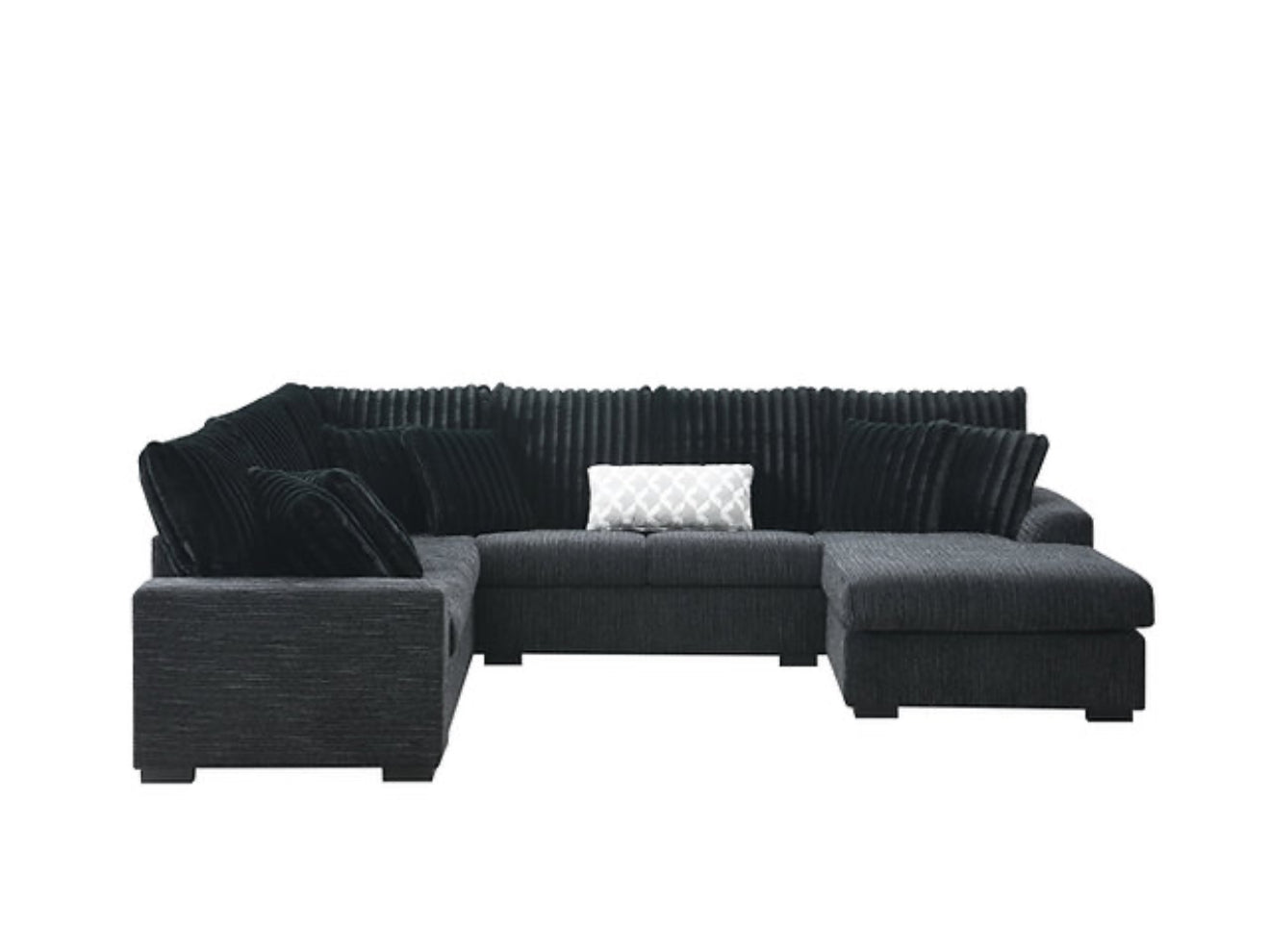 Brady Sectional (Black) (NE)