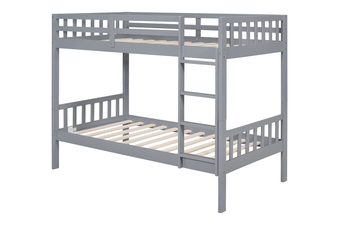 BB13 Twin/Twin Bunk Bed Grey (HH)