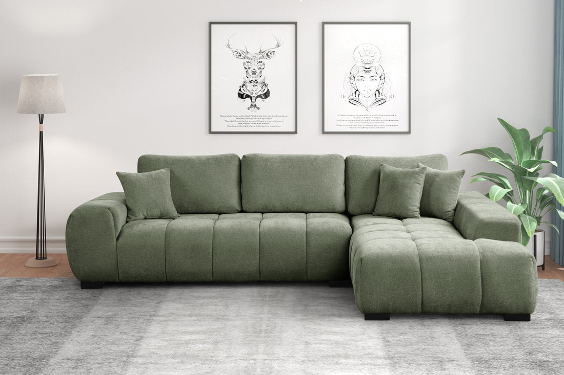Manhattan2 - Green Sectional (HH)