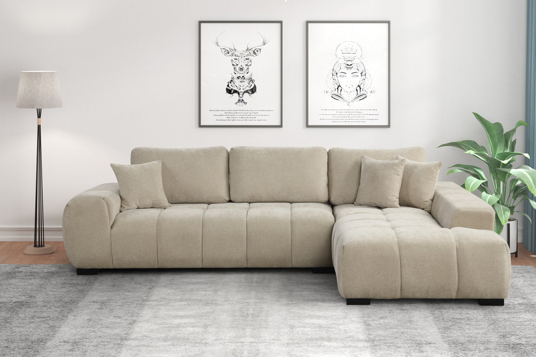Manhattan2 - Beige Sectional (HH)