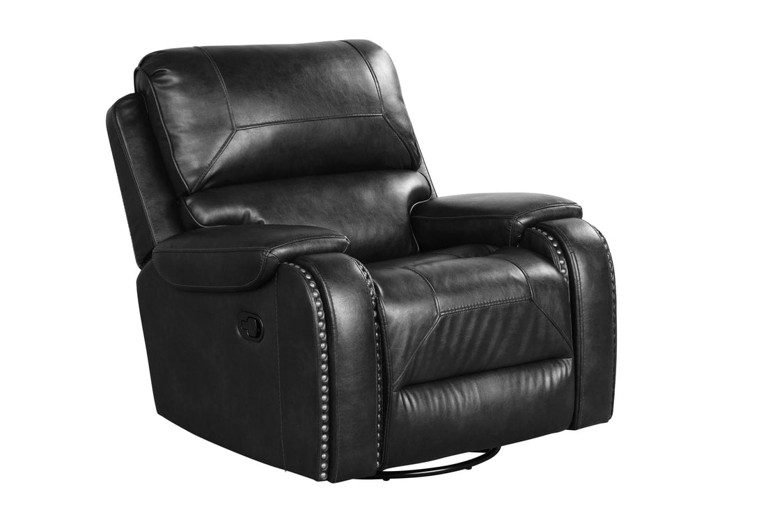 Titan2004-Black OVERSIZED 3pc Reclining Set (HH)