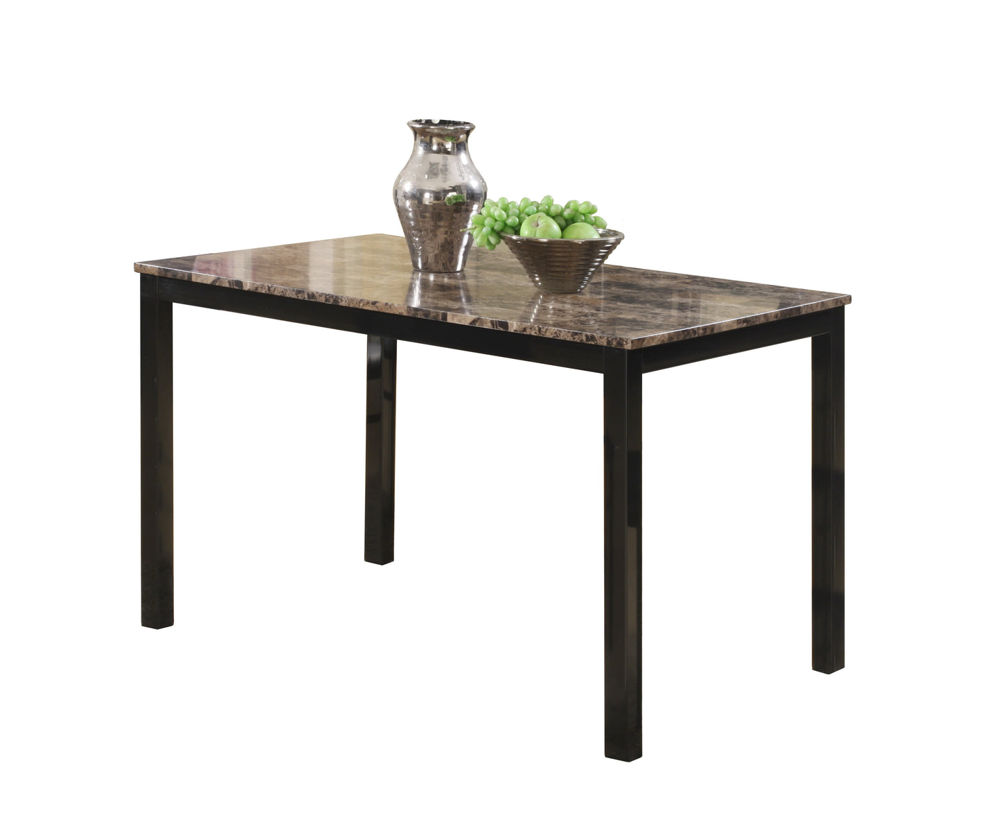 AIDEN 5-PK DINETTE BLACK/BROWN (CM)