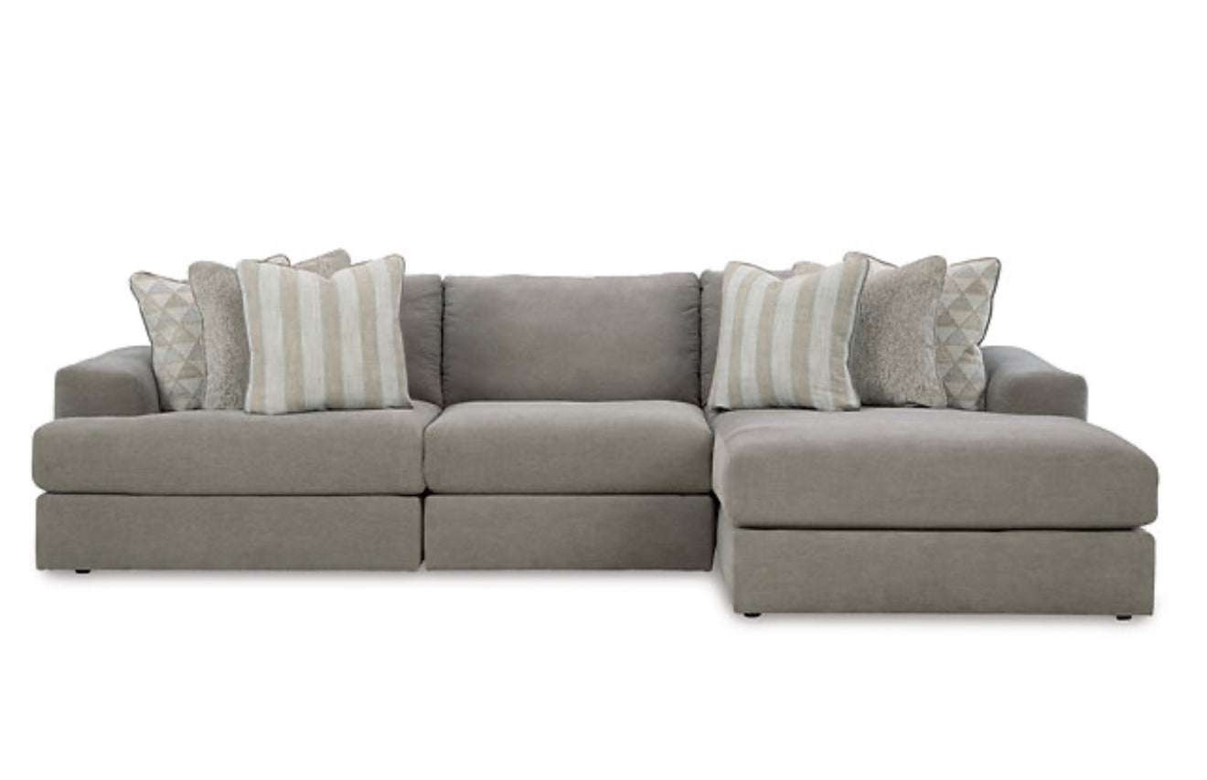 Ashley Avaliyah 3PC Sectional (Ash) (NE)