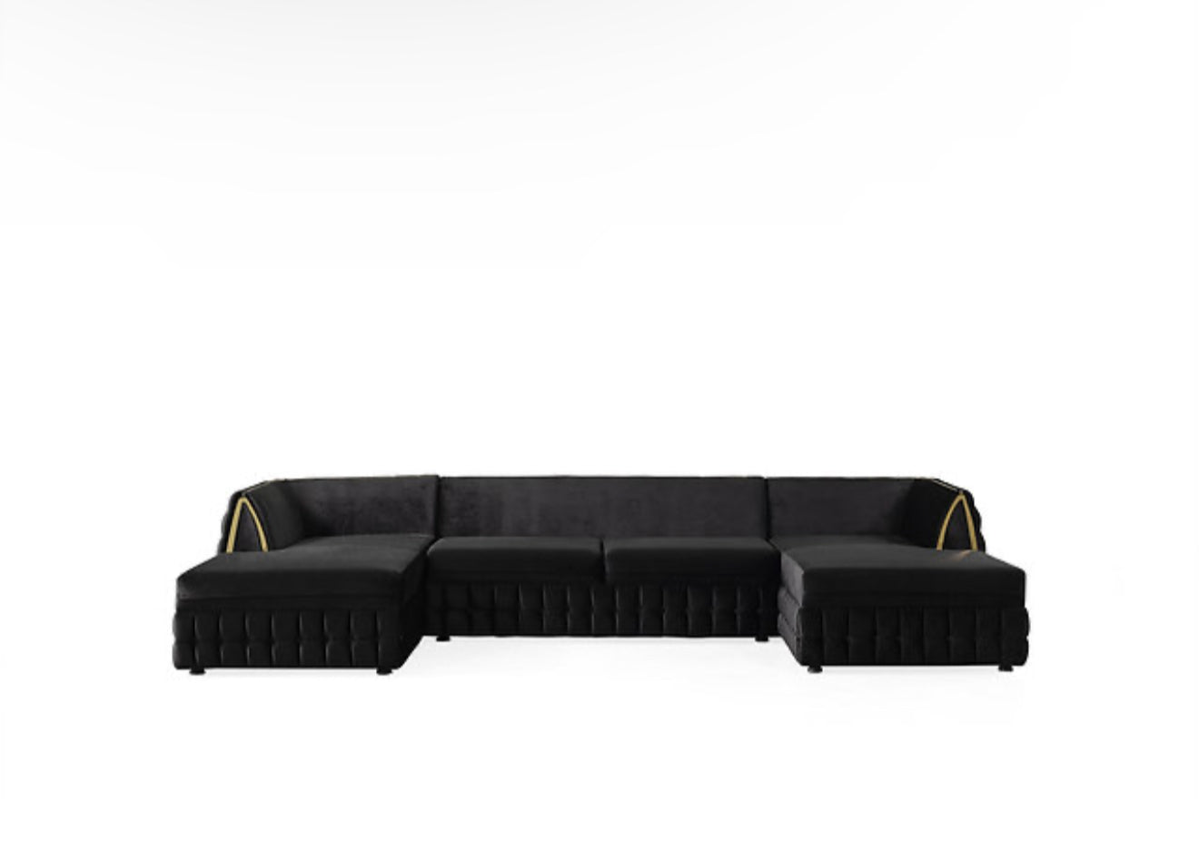 Sicilya Sectional (Black) (NE)