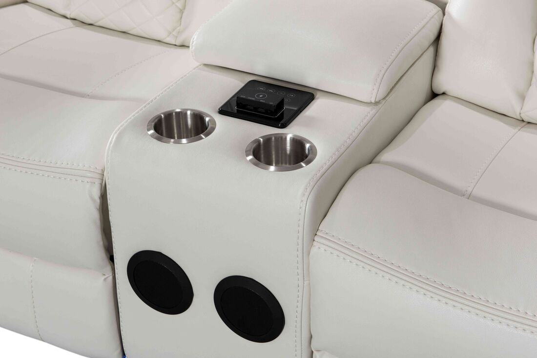 Alexa White - 3PC Power Reclining Set (HH)