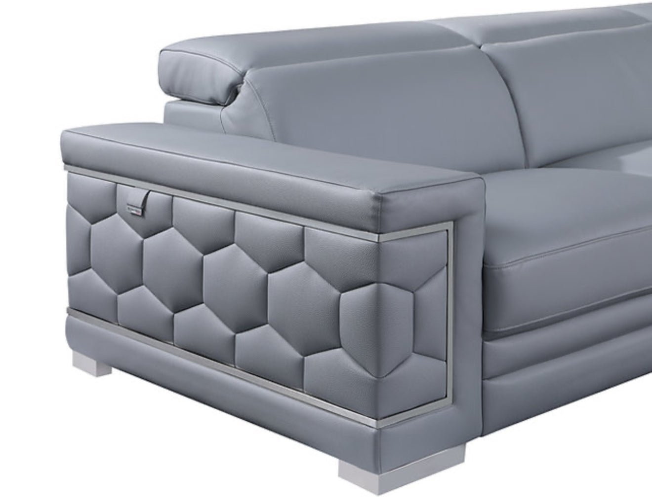 Favo Sectional (LT. Blue) (NE)