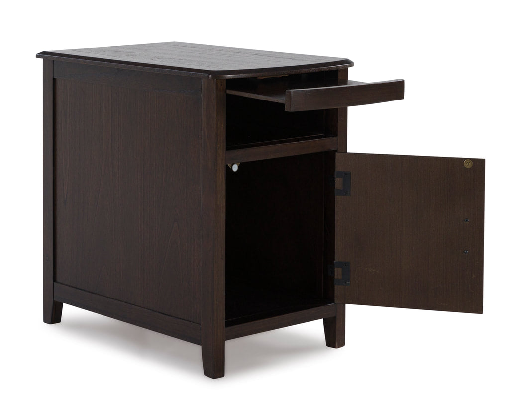 T310-217 Side End Table (USB Ports/Power Outlet) (HH)