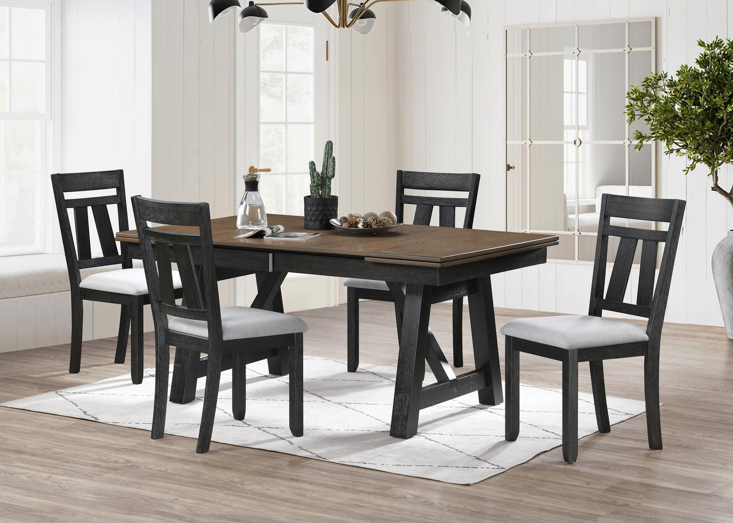 MARIBELLE WHEAT CHARCOAL DINING (CM)