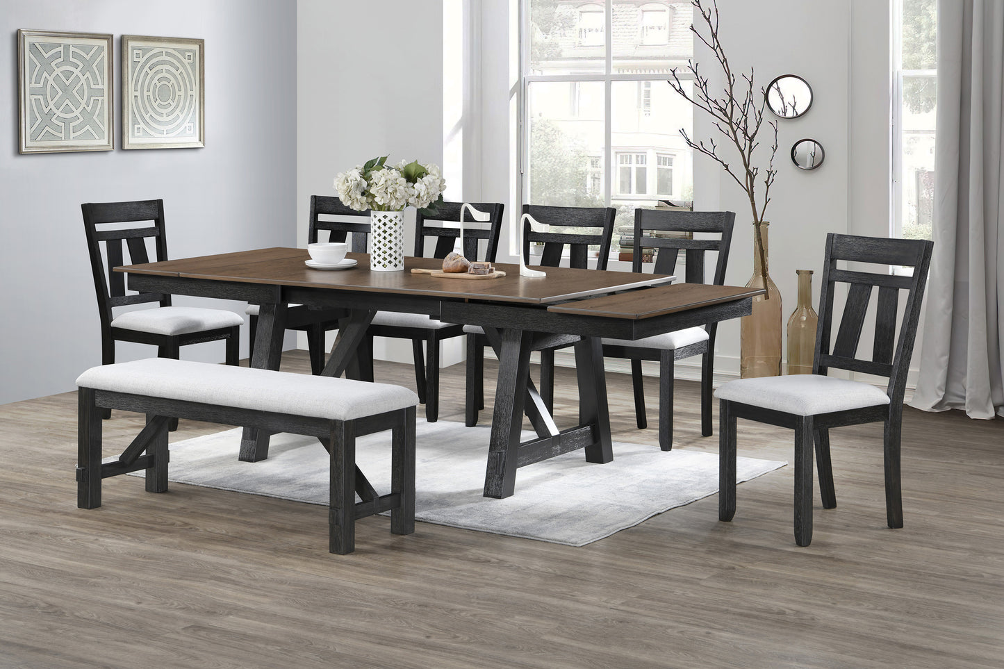 MARIBELLE WHEAT CHARCOAL DINING (CM)