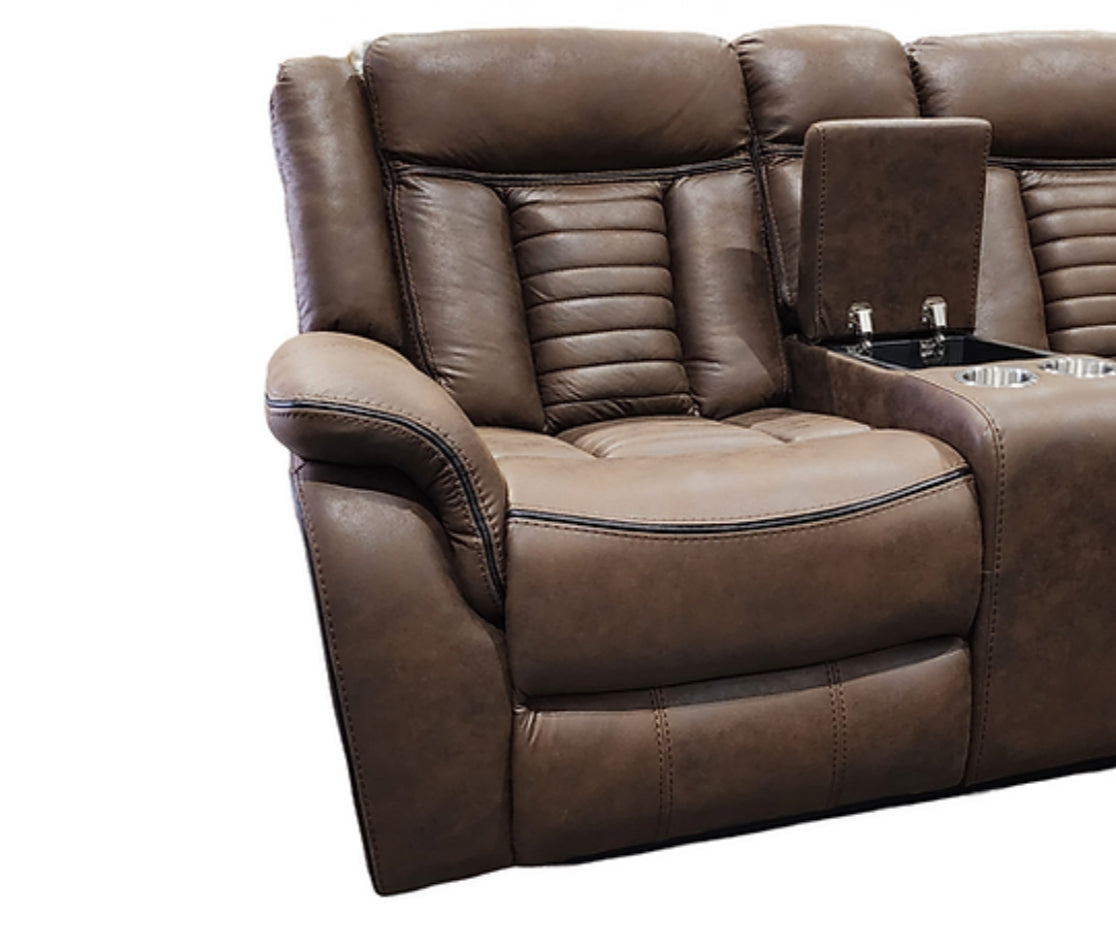 Samuel Sectional (Brown) (NE)