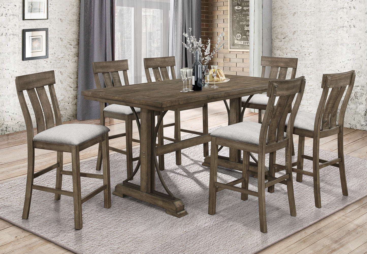 QUINCY COUNTER HEIGHT DINING (CM)