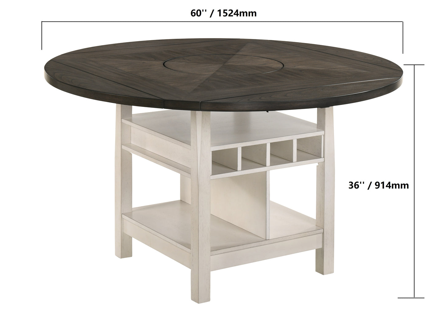 CONNER CHALK GREY COUNTER HEIGHT DINING