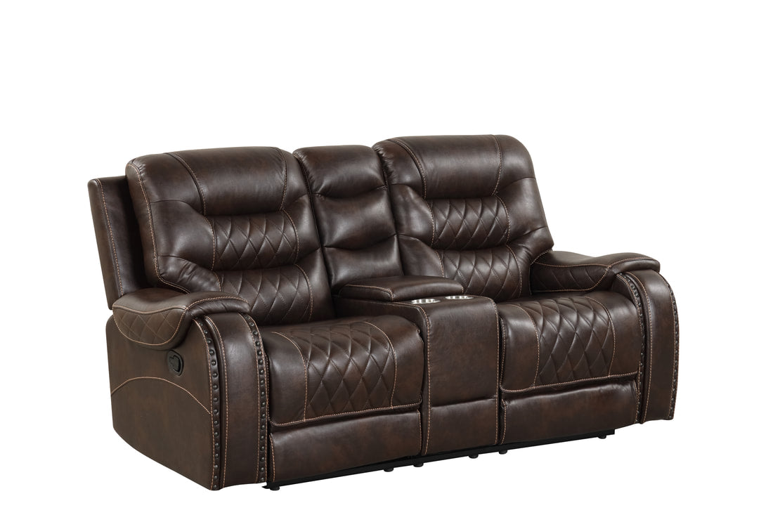 Ashley2002 Brown OVERSIZED 3PC Reclining Set (HH)