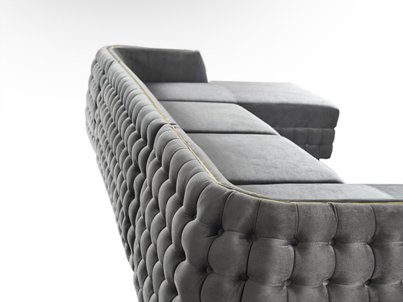 Sicilya Sectional (Grey) (NE)