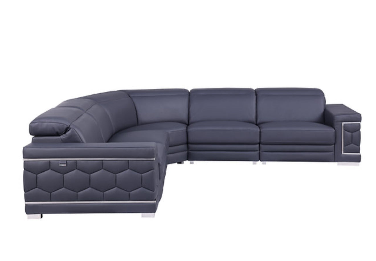 Favo Sectional (D.K. Navy) (NE)