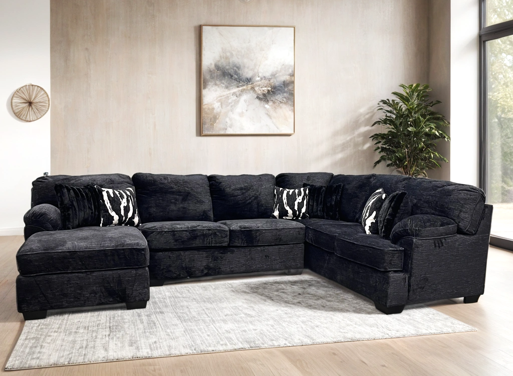 Brentwood Onyx - Sectional (HH)