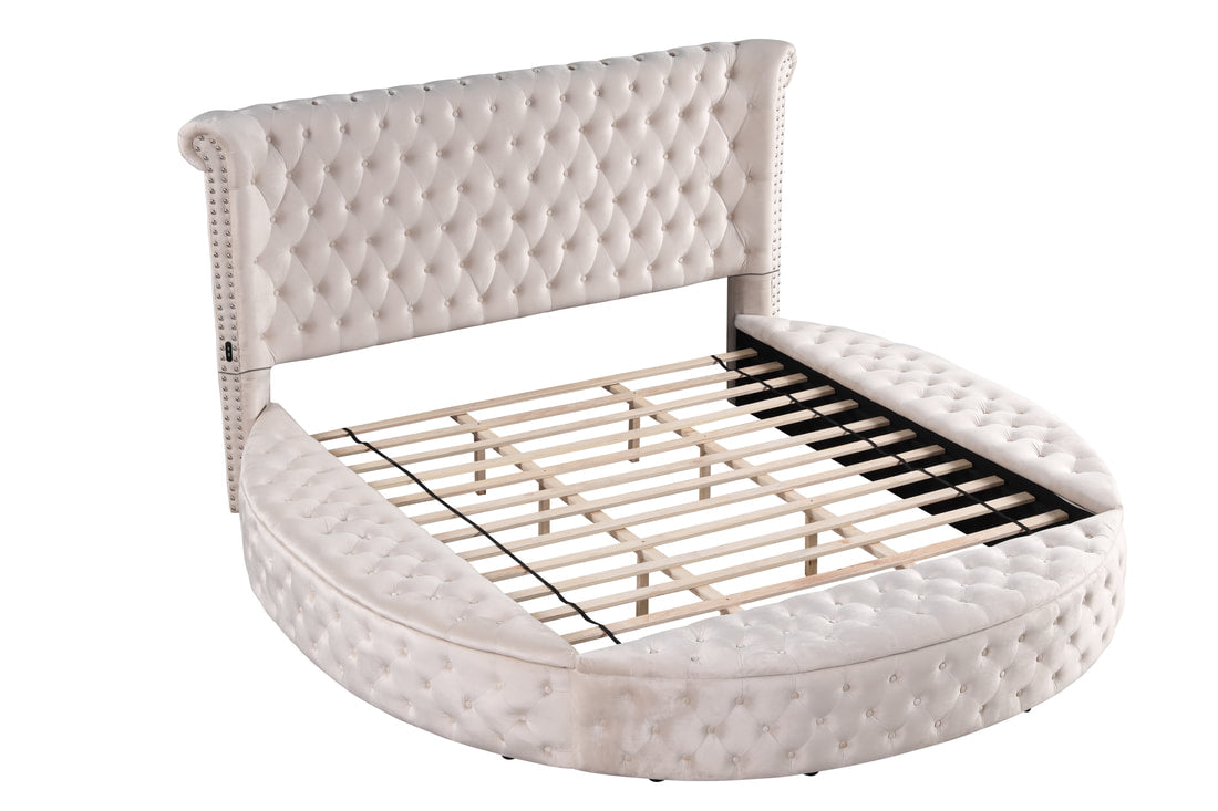 Penthouse2 Beige with USB - Queen, King (HH)