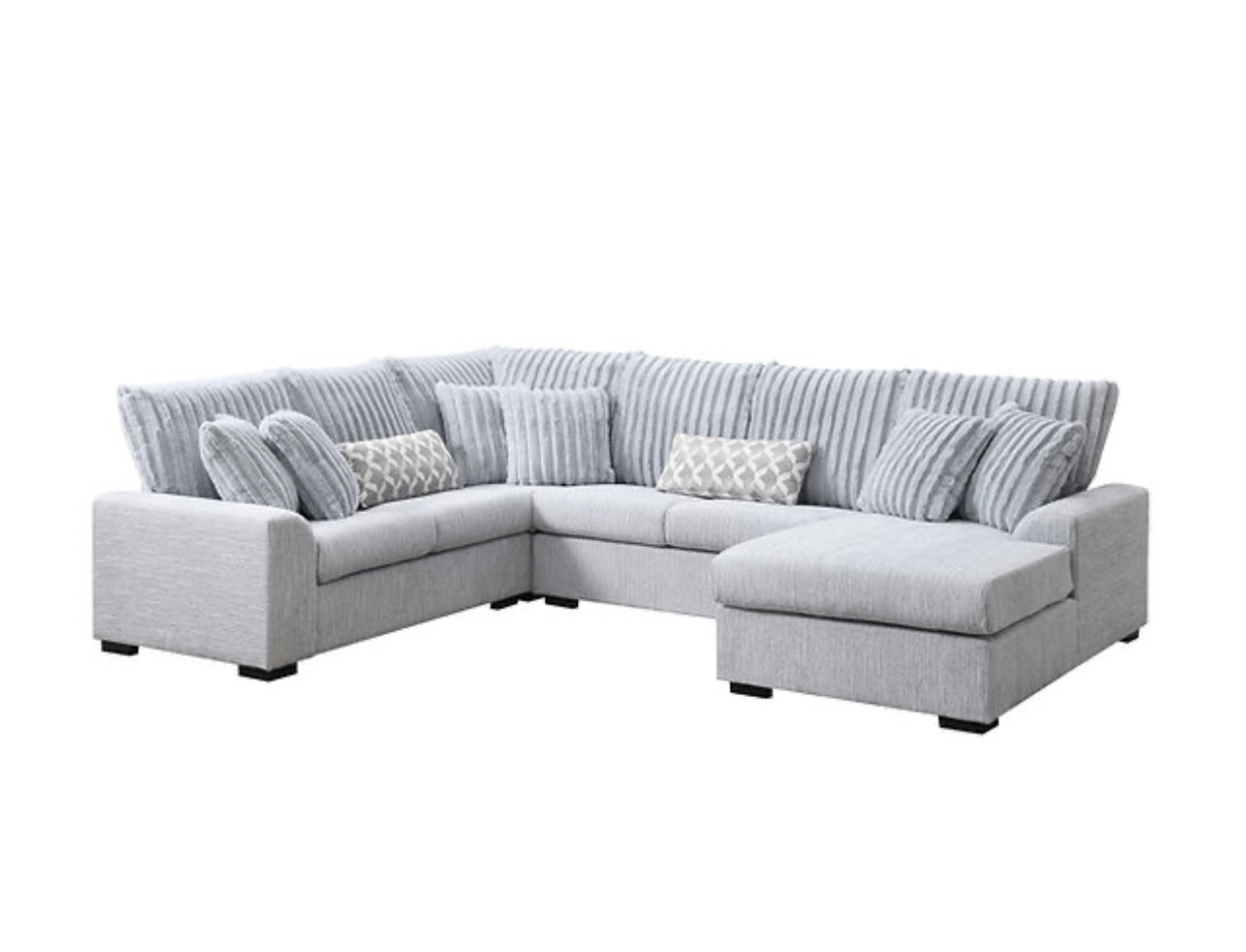Brady Sectional (Grey)(NE)