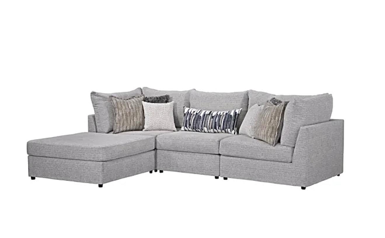 Behold Chenille - 4PC Modular Sectional (HH)