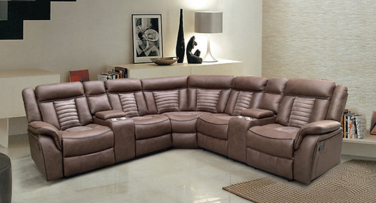 Samuel Sectional (Brown) (NE)