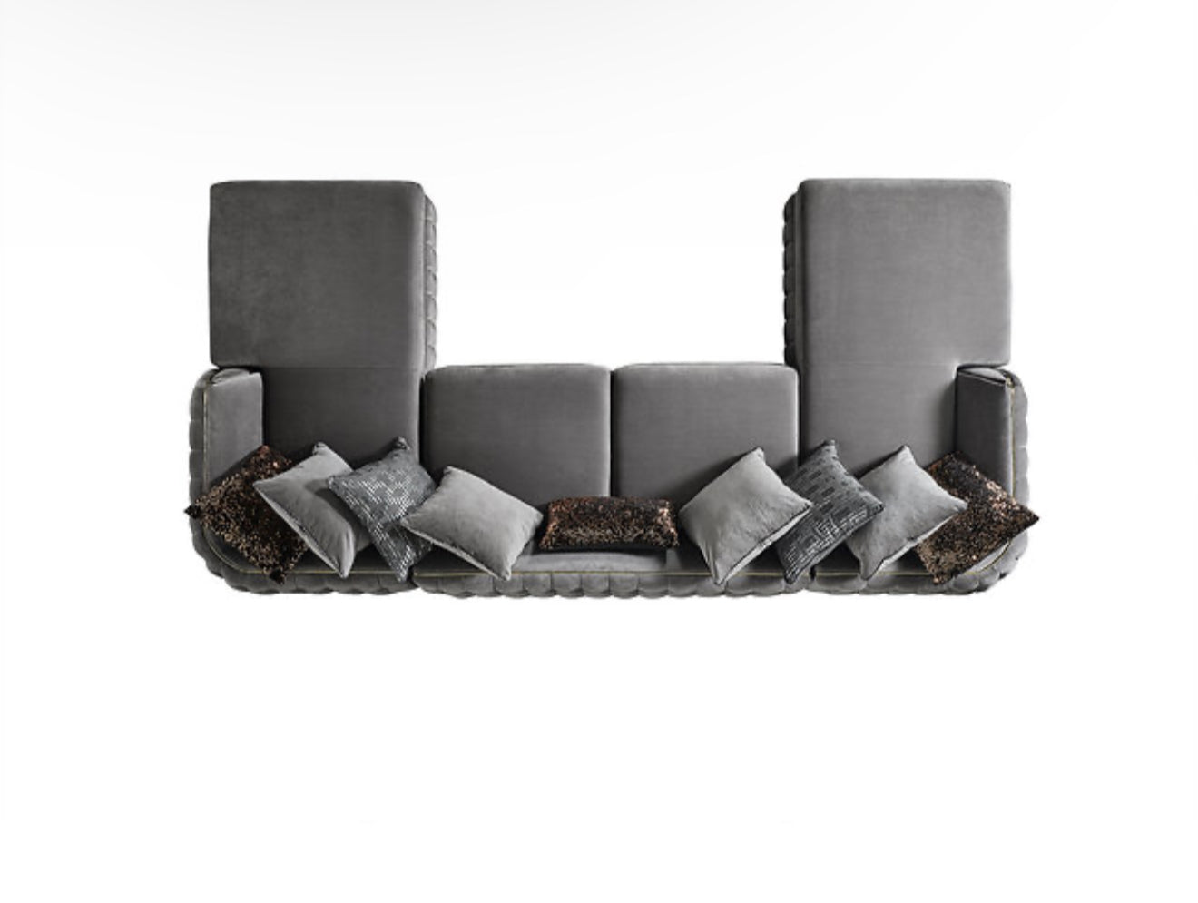 Sicilya Sectional (Grey) (NE)