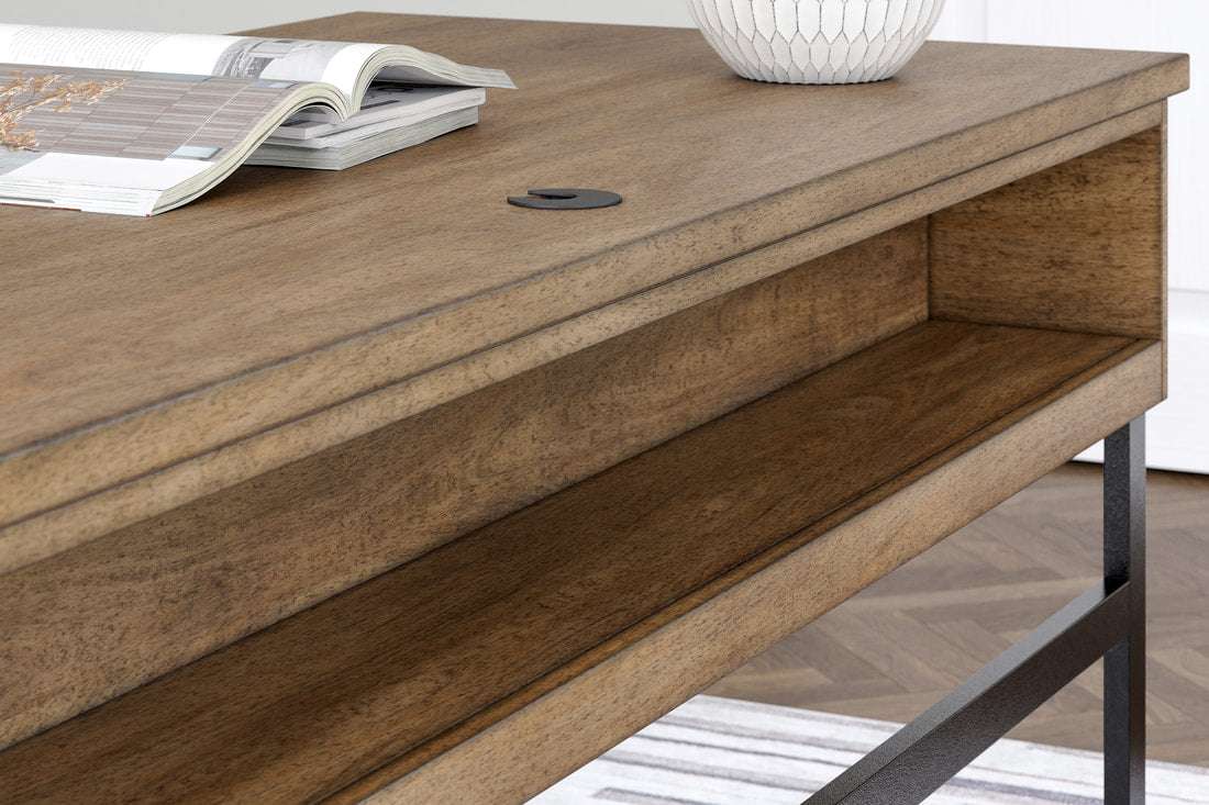 H632-44 - Office Desk (Light Brown) (HH)