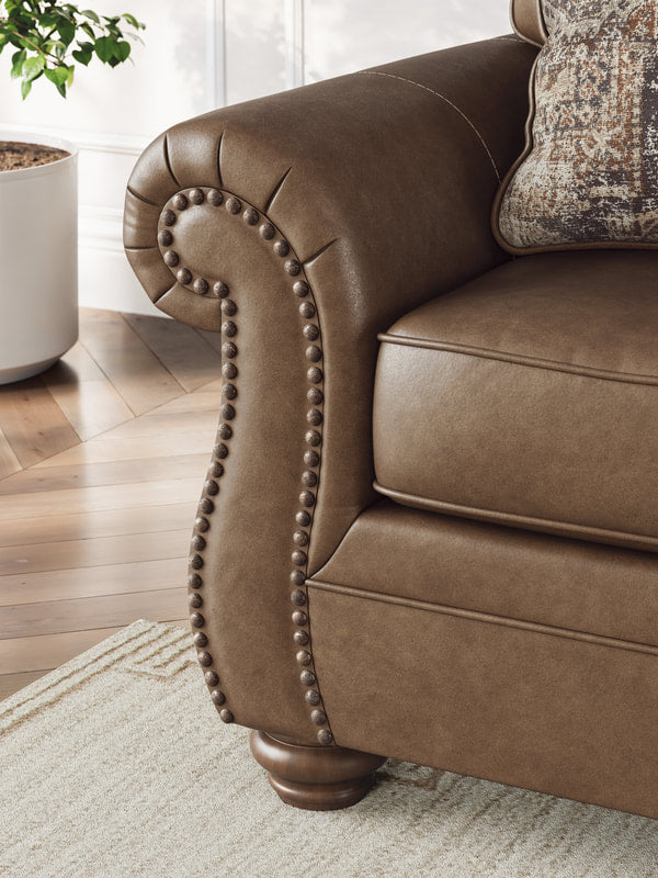 Ashley Earth Sofa & Loveseat Set