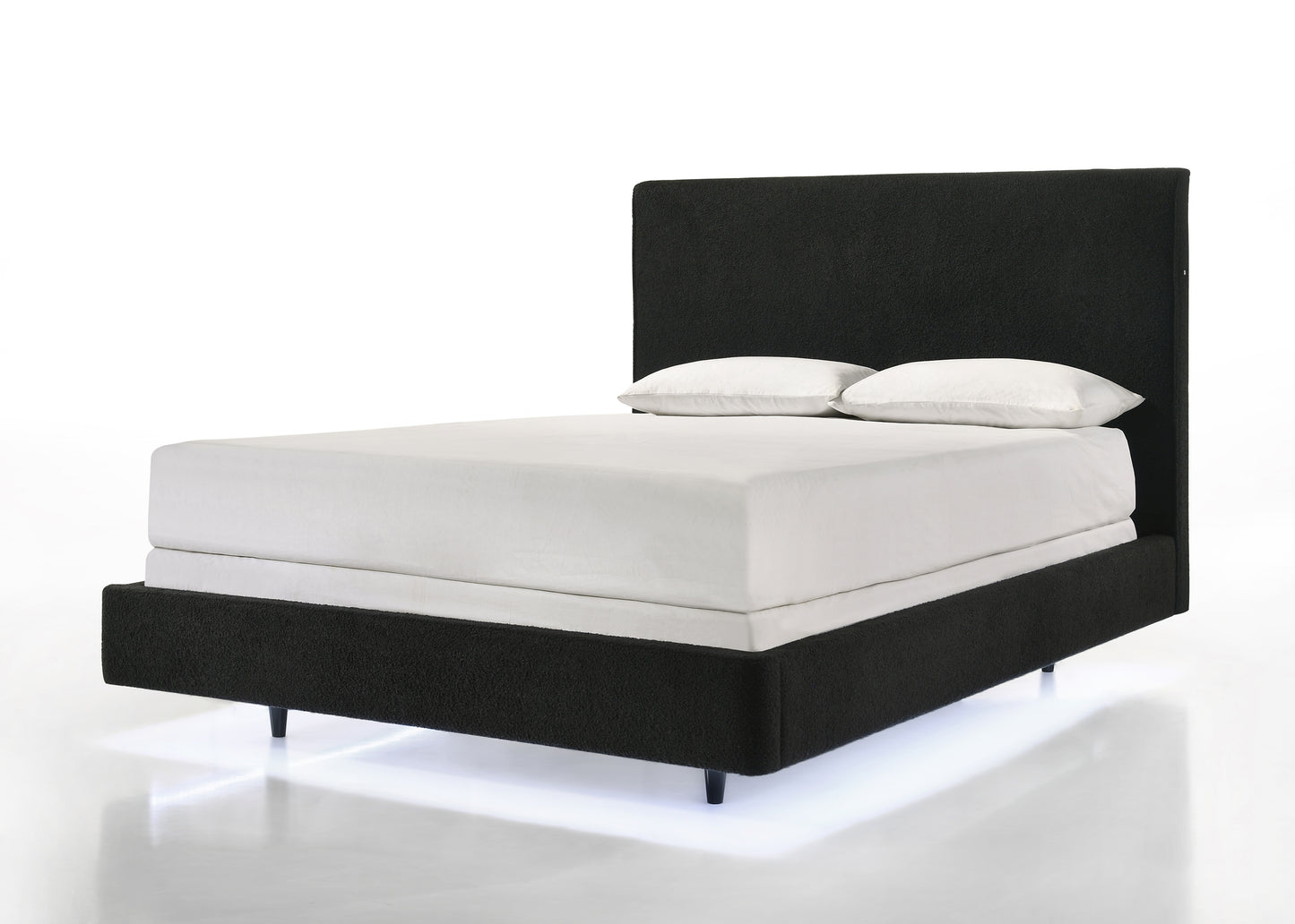 FABLE BLACK BOUCLE BED FRAME (CM)