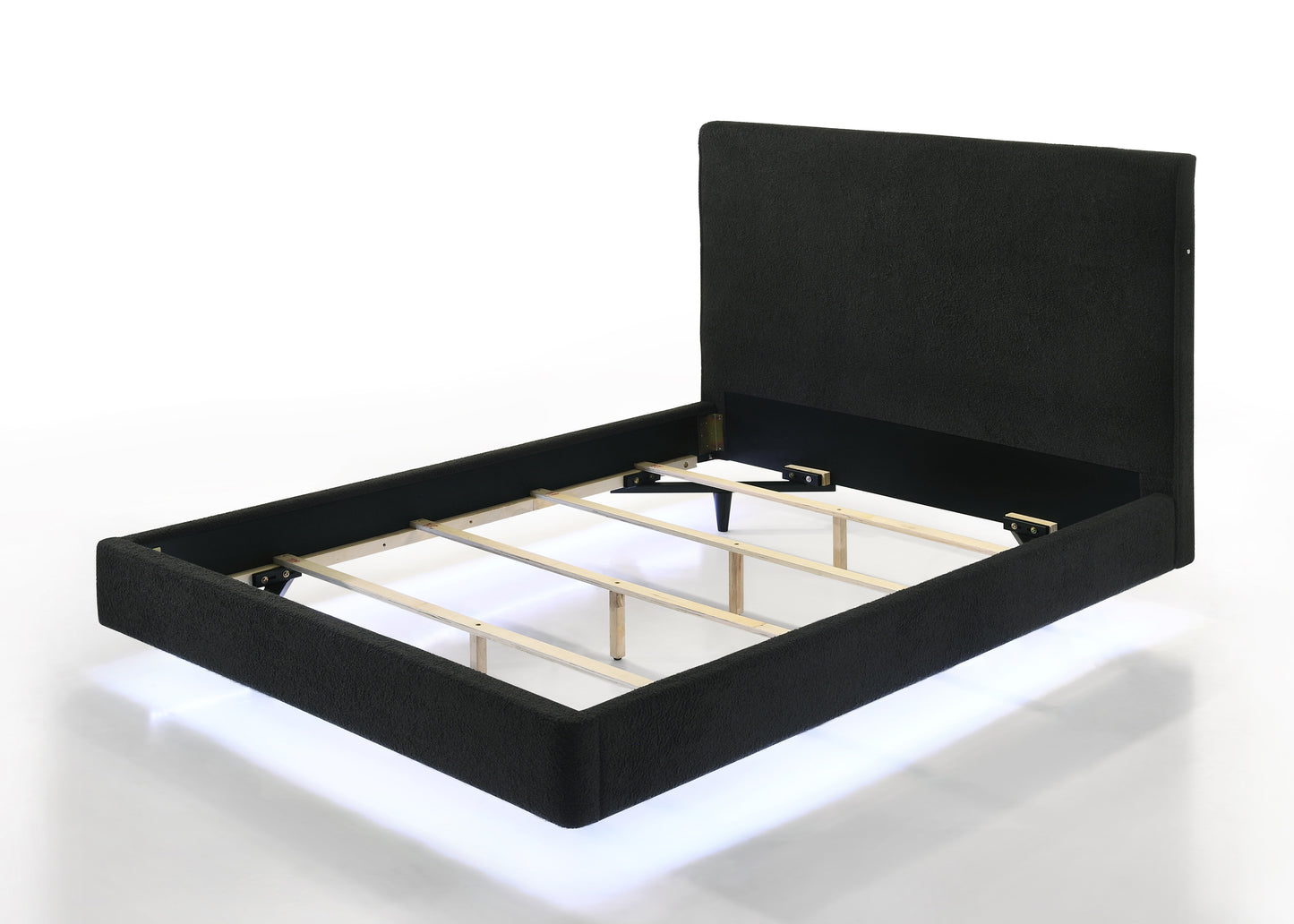 FABLE BLACK BOUCLE BED FRAME (CM)