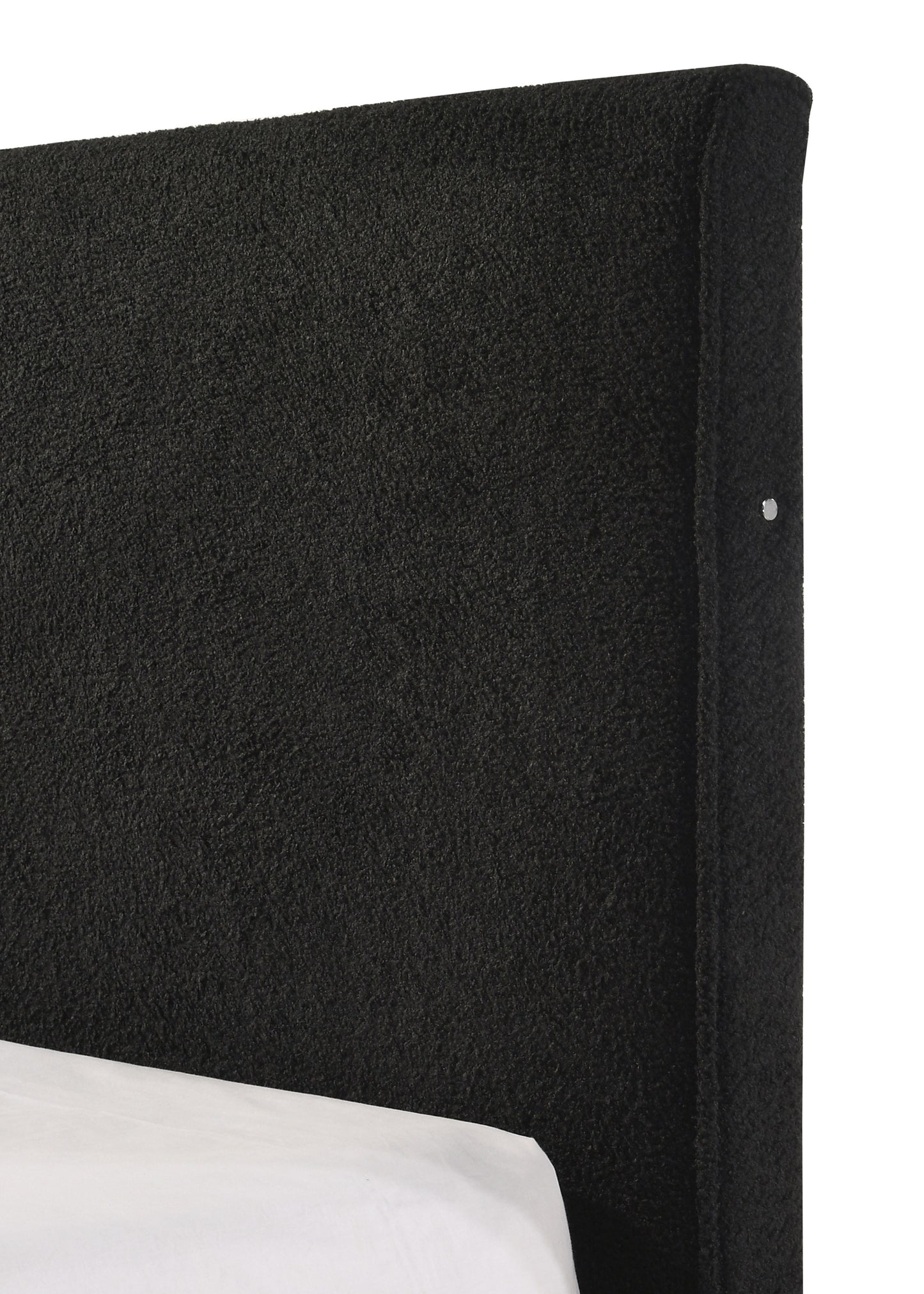 FABLE BLACK BOUCLE BED FRAME (CM)