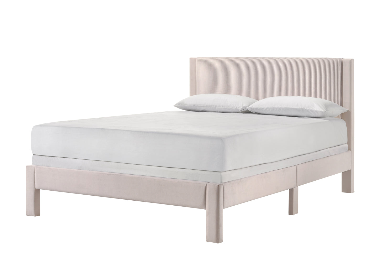 LUCIA FULL PLATFORM BED PINK (CM)