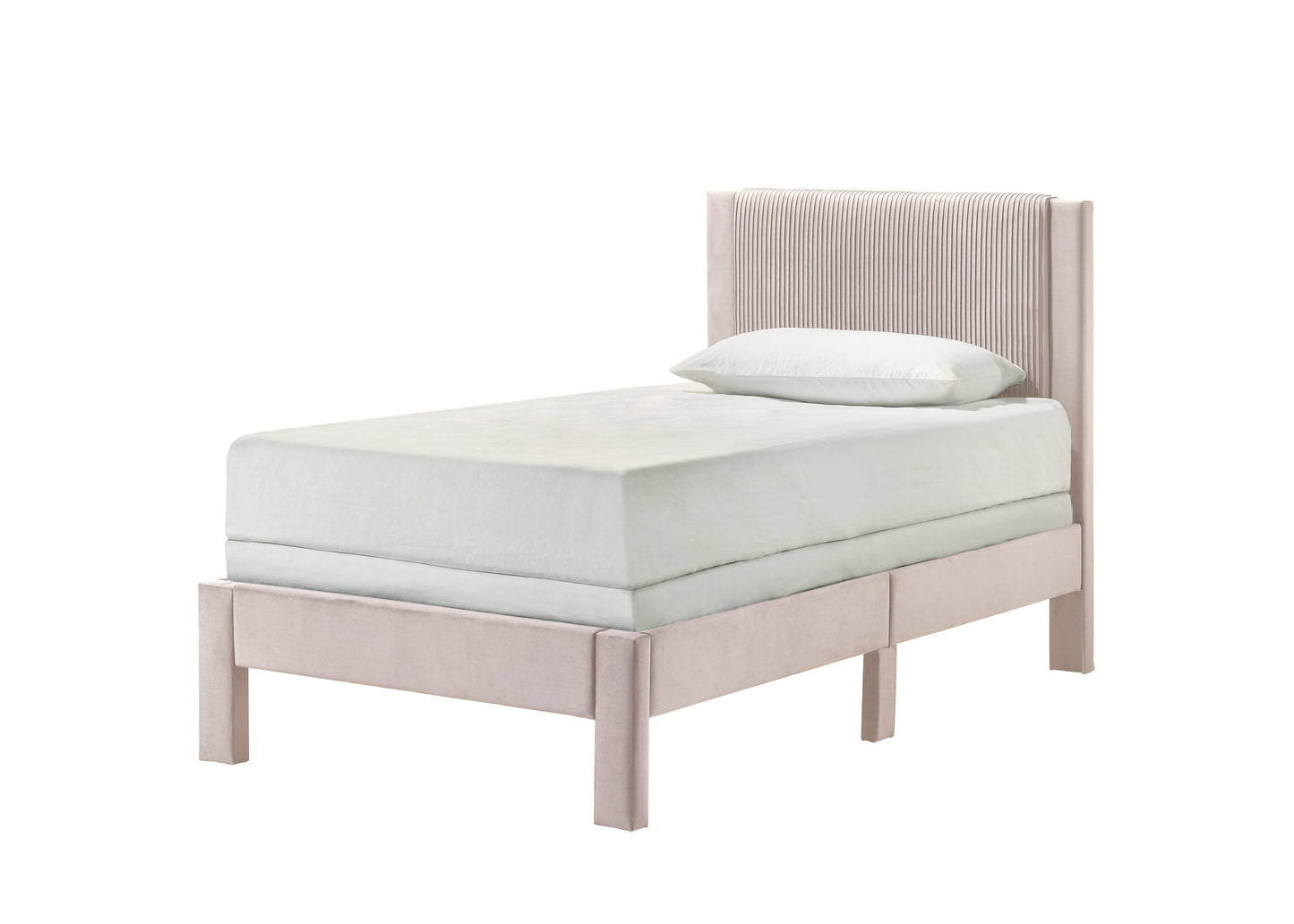 LUCIA FULL PLATFORM BED PINK (CM)