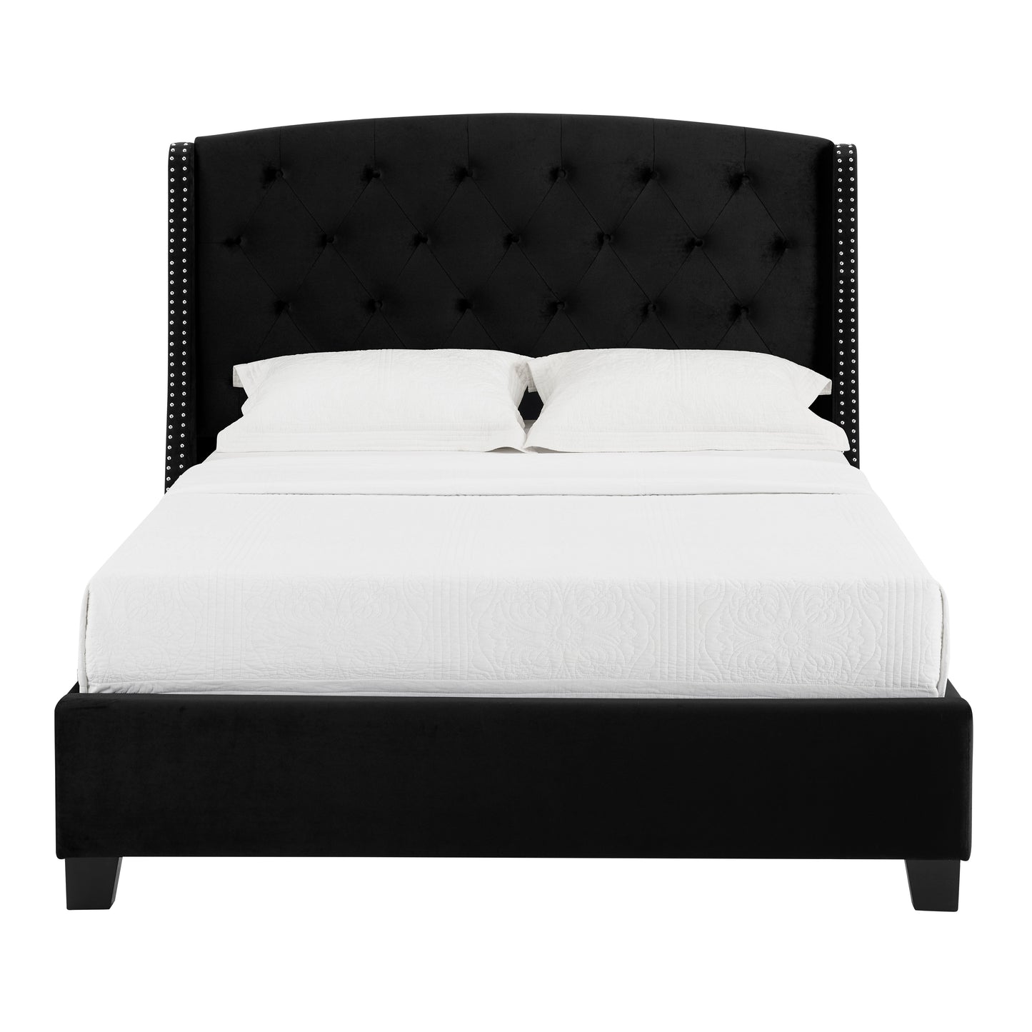 EVA BLACK VELVET BED (CM)