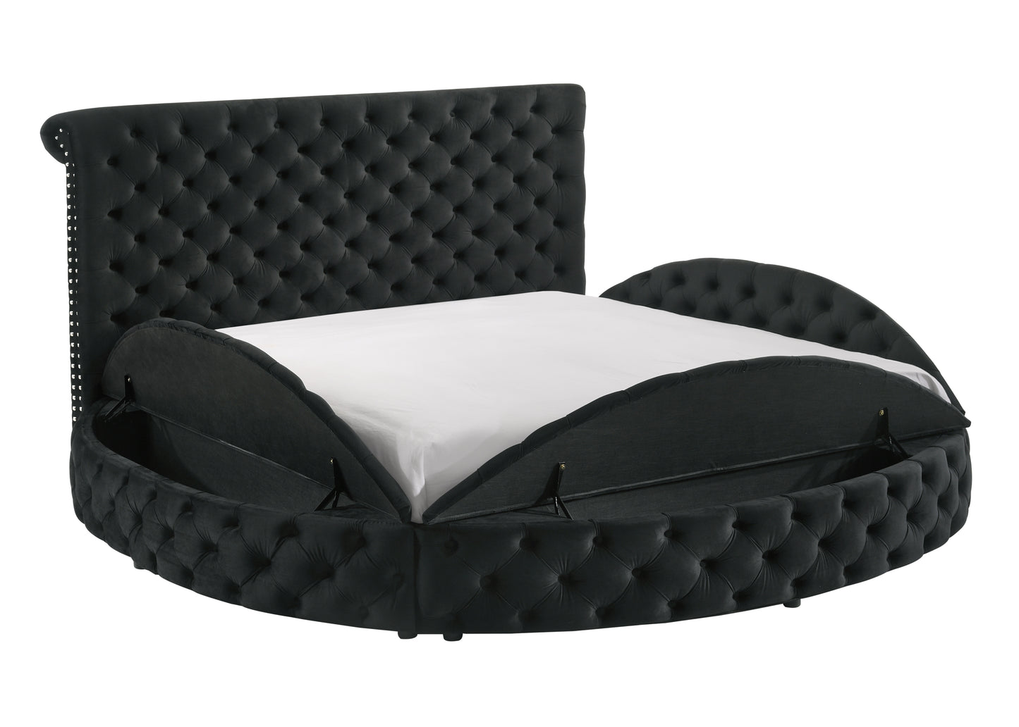 BRIGITTE STORAGE BED FRAME (BLACK) (CM)