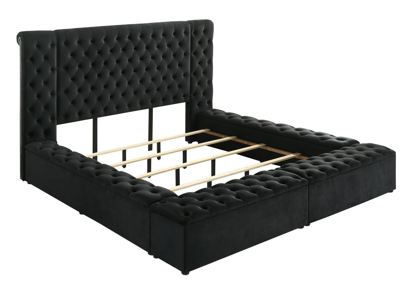 LILIANA BLACK BED FRAME (CM)