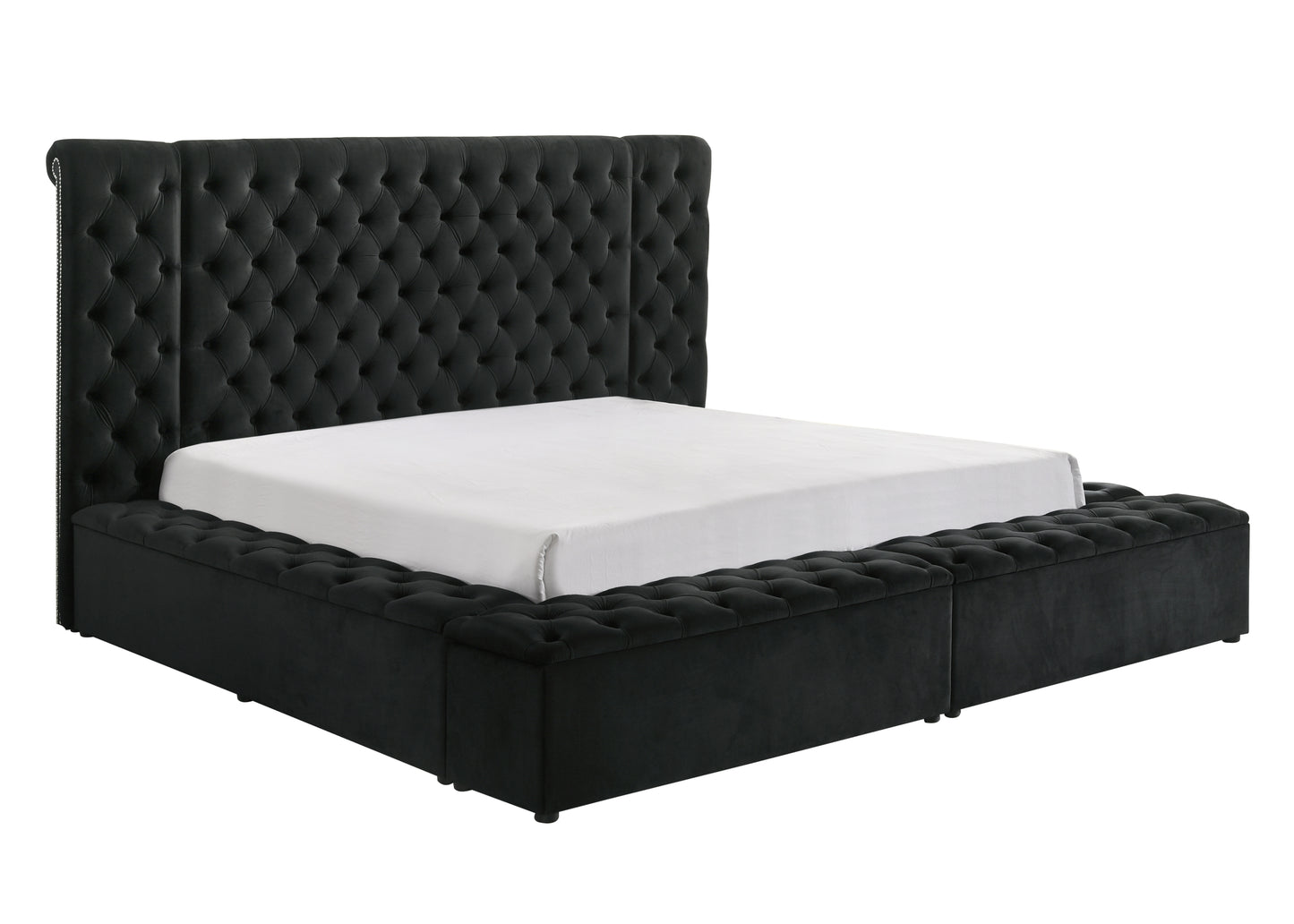 LILIANA BLACK BED FRAME (CM)