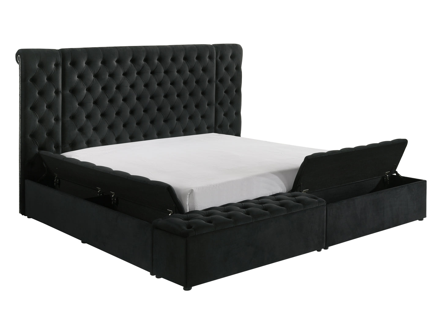 LILIANA BLACK BED FRAME (CM)