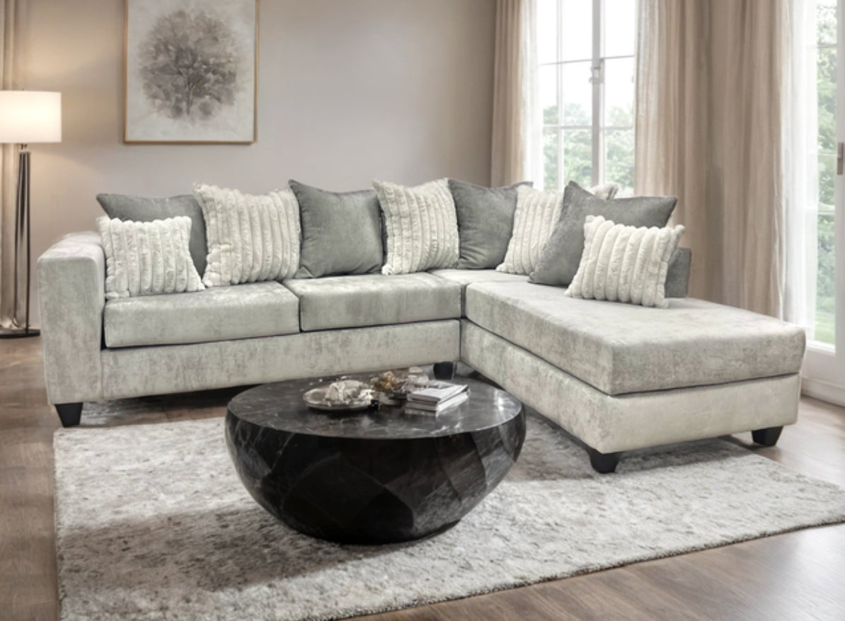 SILVER Sectional (HH)