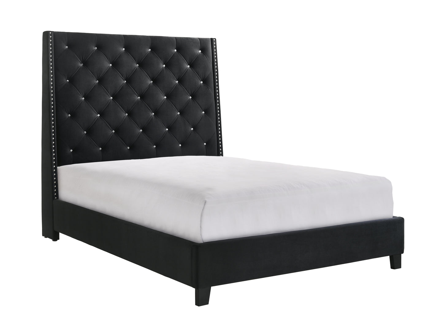CHANTILLY BED BLACK (CM)