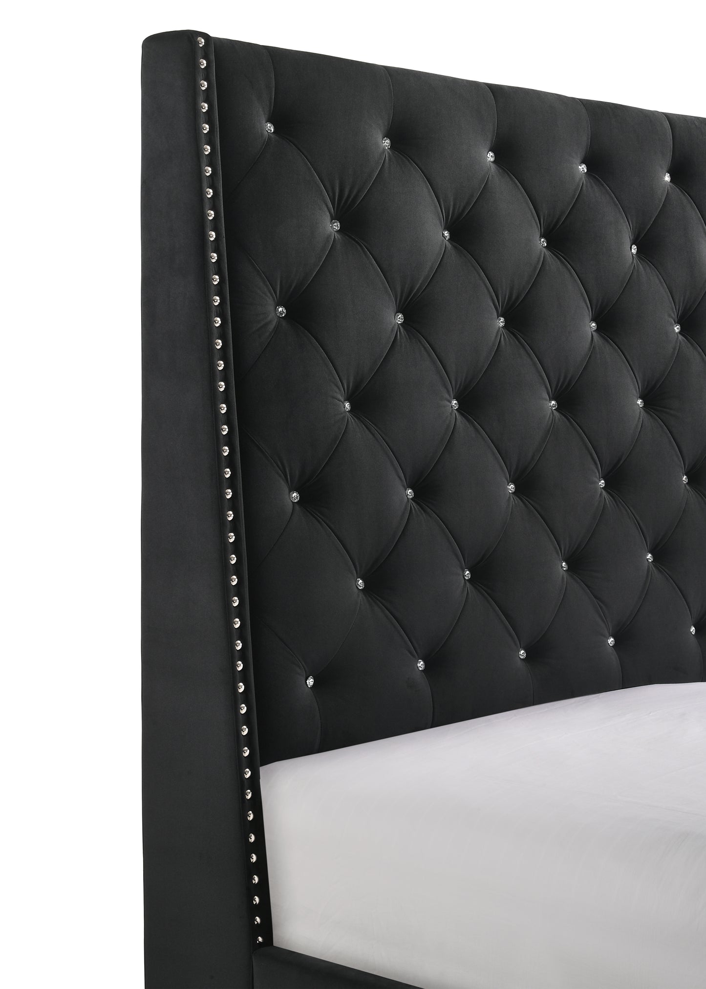 CHANTILLY BED BLACK (CM)