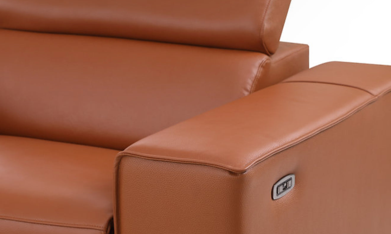 7Pcs Picasso Reclining Sectional (Carmel 3 Power) (NE)