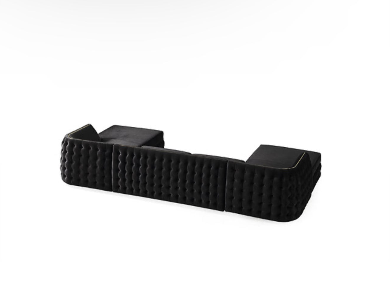 Sicilya Sectional (Black) (NE)
